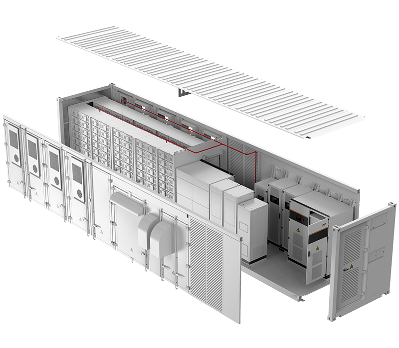 Sistema de almacenamiento de energía del contenedor